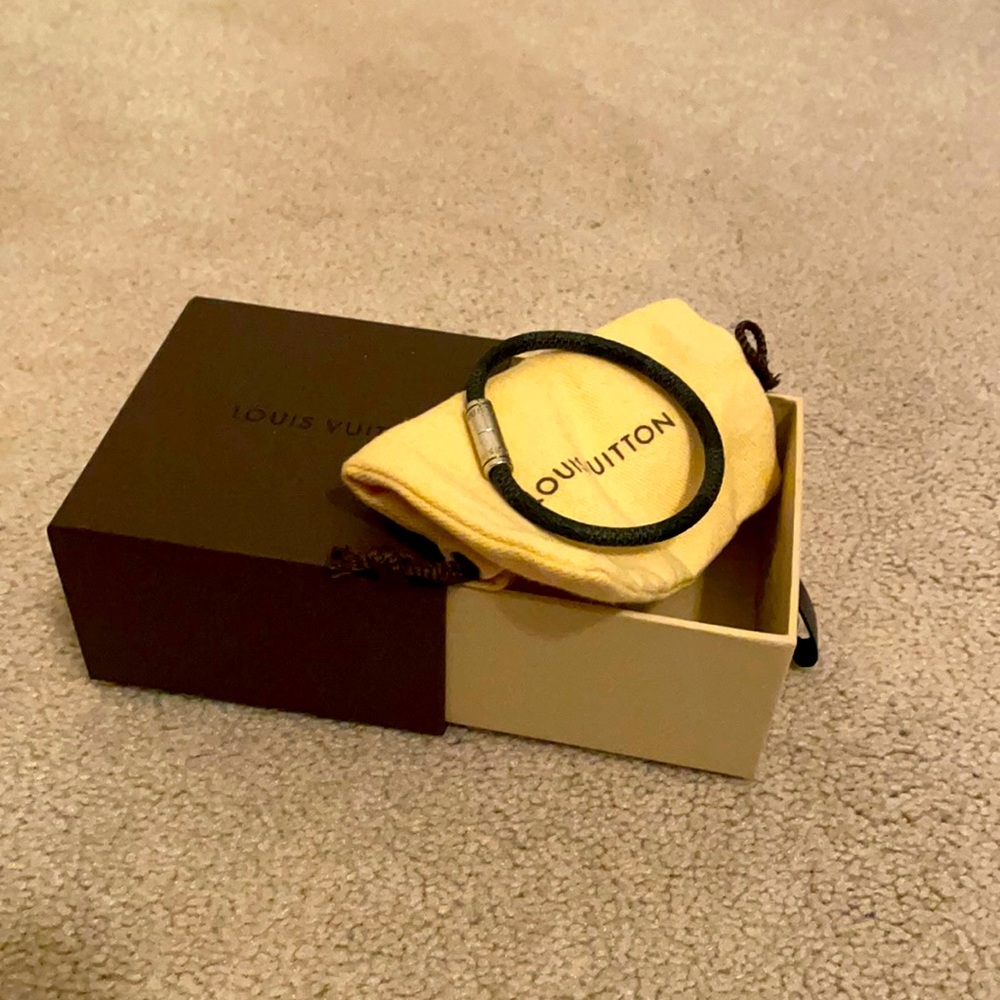Louis Vuitton men’s wristband. From the checkered series. LIKE NEW, Hardly Worn.